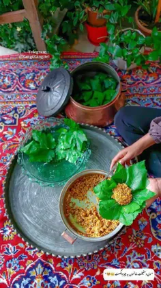 *😊نورِ ظهر مرداد ماه خودشو انداخته بود وسط قالی، بوی سبزی