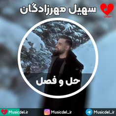 آهنگ جدید سهیل مهرزادگان به نام حل و فصل