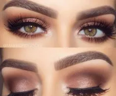 Attractive eyes with simple makeup for girls