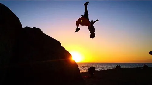 اوج هیجان یعنی parkour