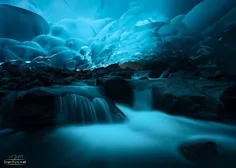 Mendenhall Ice Caves, Juneau, Alaska  غارهای یخی مندن هال