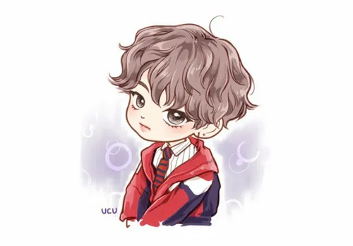 taehyong v fanartbts❤ ❤ 💙