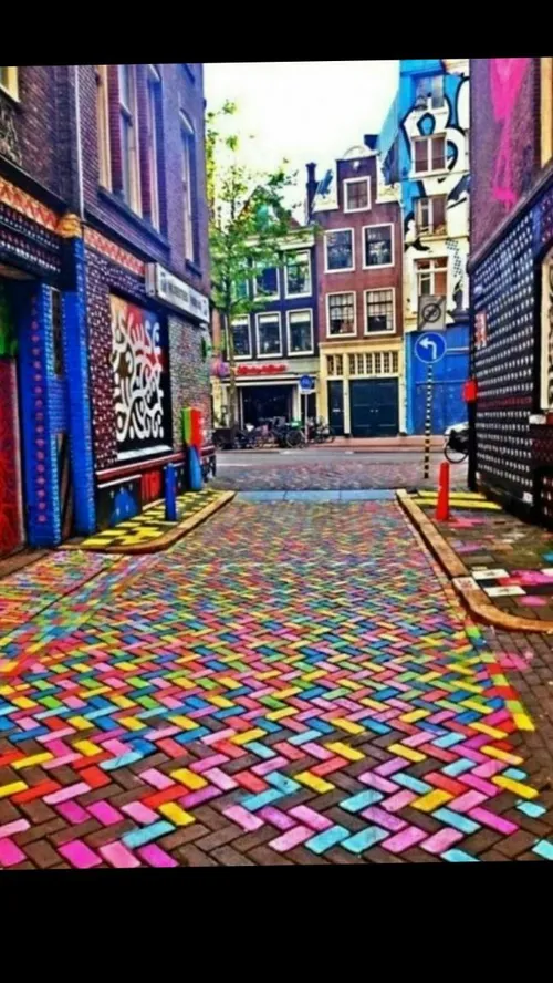 یکی از زیبا ترین خیابونای هلند