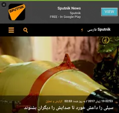 خبرگزاری روسی اسپوتنیک: سیلی را داعش خورد تا صدایش را دیگ
