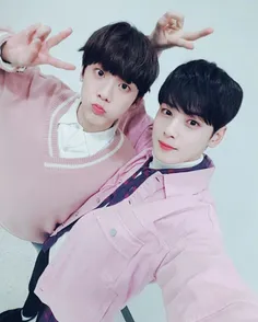 SANHA AND EUNWOO