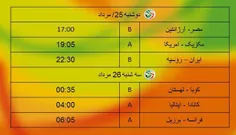 برنامه روز آخر مسابقات مقدماتی والیبال مردان المپیک 2016