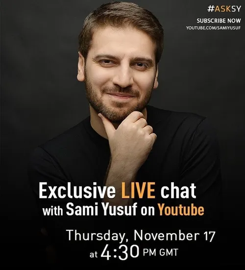 Join me for an exclusive Live Chat tomorrow at 4:30pm GMT