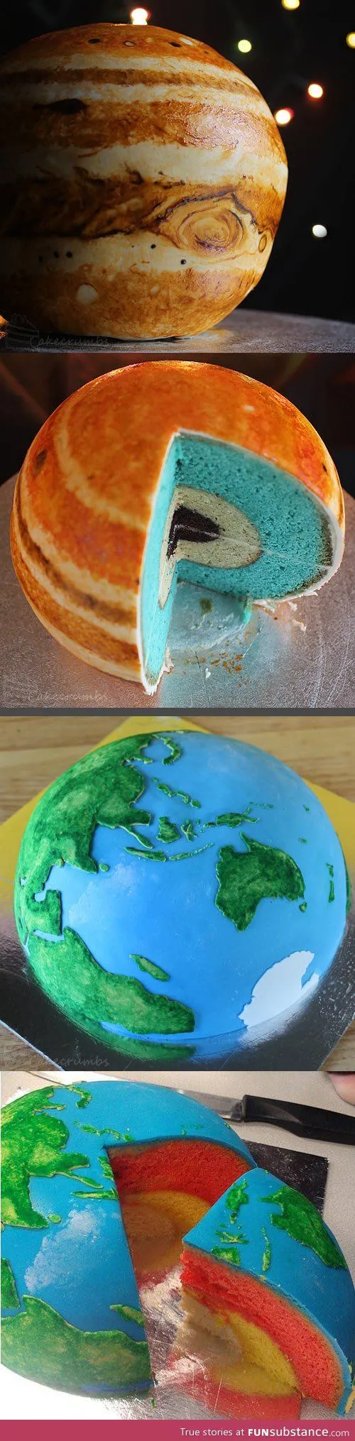 کیک مدل سیاره