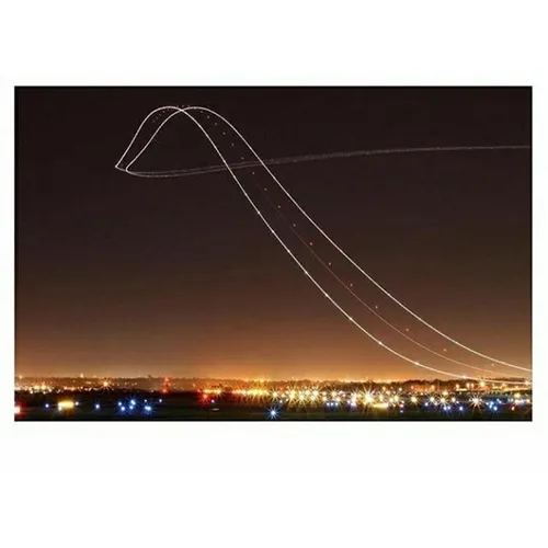 تصویری از مسیر برخاستن (تیک آف) هواپیما