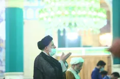 حضور رئیس جمهور در مسجد مقدس جمکران