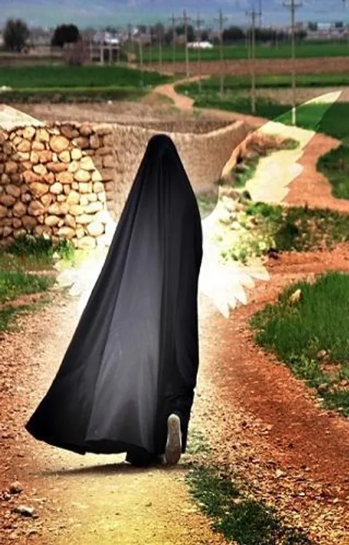 یک زن با حجاب ...!!!!