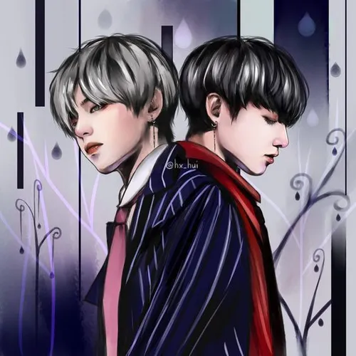 vkook fanart bts