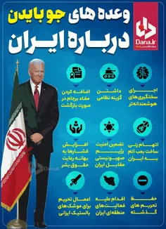 📸 وعده‎های جو بایدن درباره ایران
