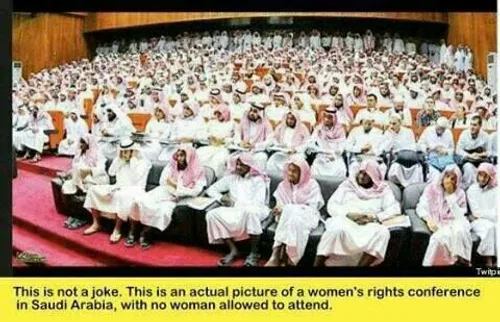 کنفرانس دفاع از حقوق زنان در عربستان./