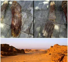 پیکر یک مومیایی عظیم‌الجثه در شهداد کرمان موجب تعجب مردم 