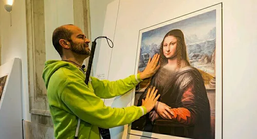 موزه ای عجیب که نابینایان آثار هنری را می بینند!