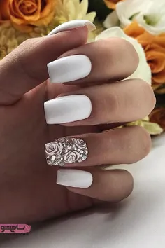 https://satisho.com/bride-nail-design-2019/ #ناخن