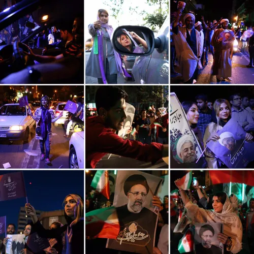 ✔ ️تصاویری از آخرین ساعات مهلت تبلیغات انتخابات در تهران